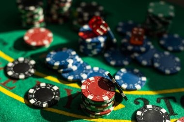 Caribbean Stud Poker live dealer table with player and dealer hands visible